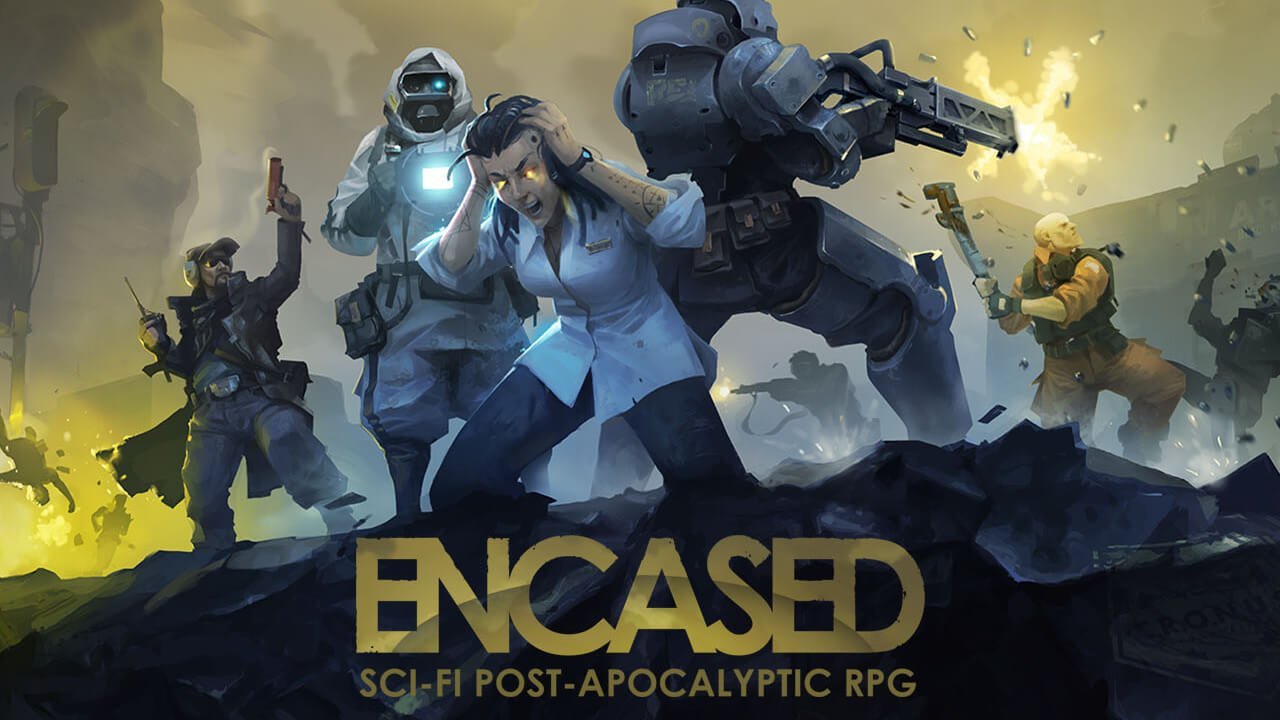 encased