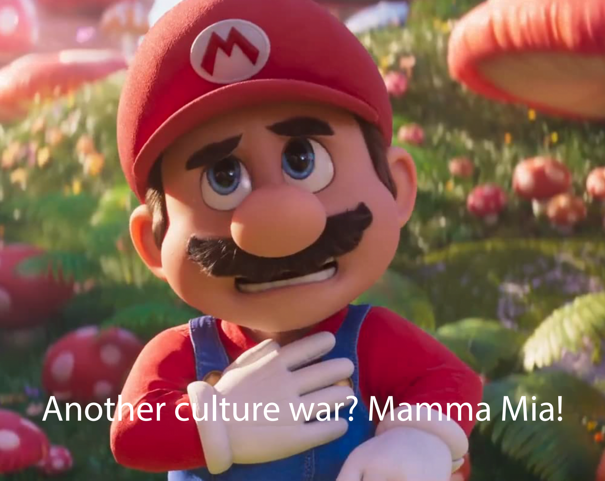 Mario Culture War image title Mario Culture War Silly
