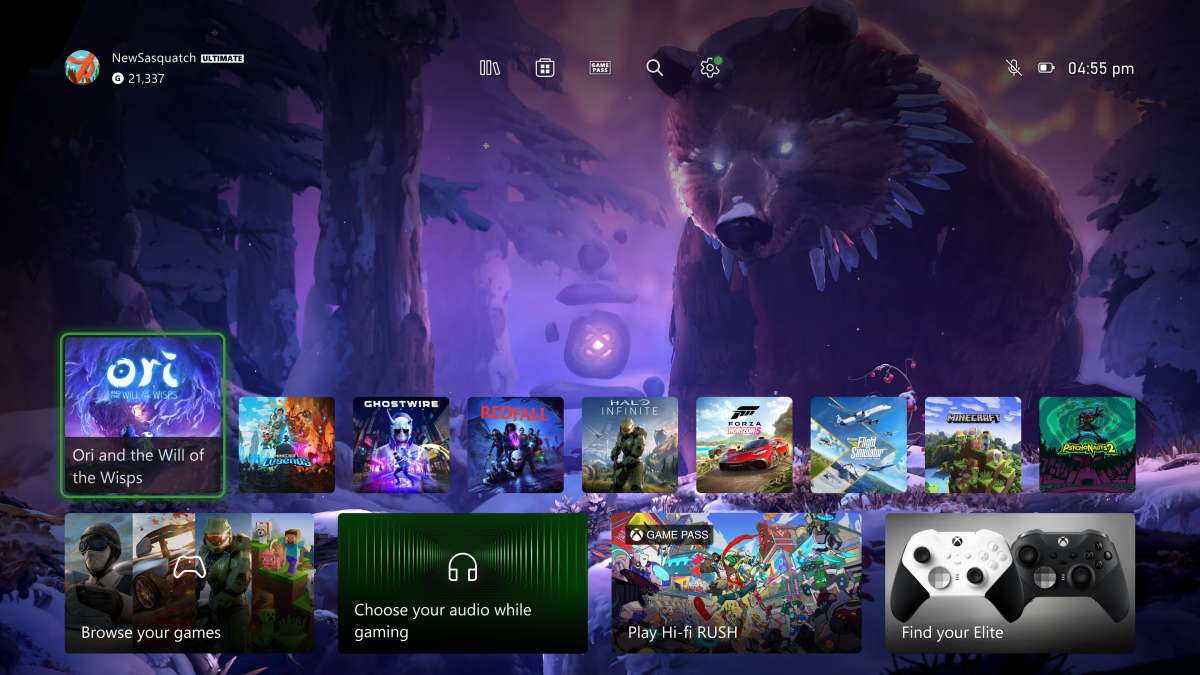 xbox dashboard