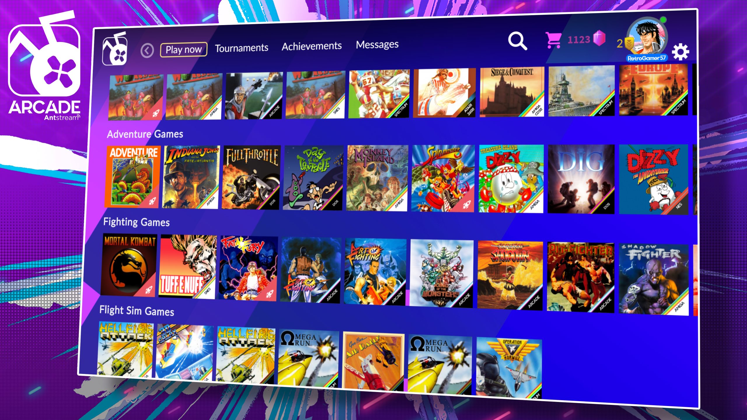 Antstream-Arcade-Games-Library