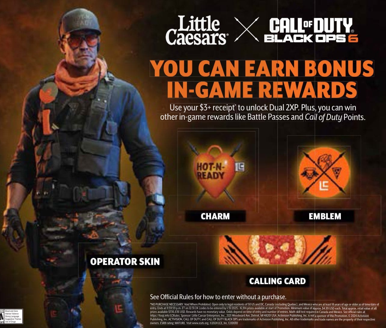 little caesars call of duty