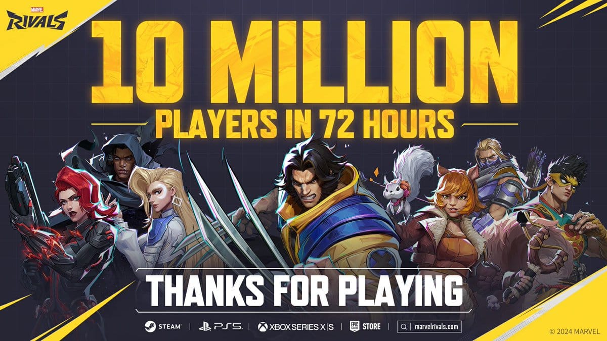 marvel rivals 10 million