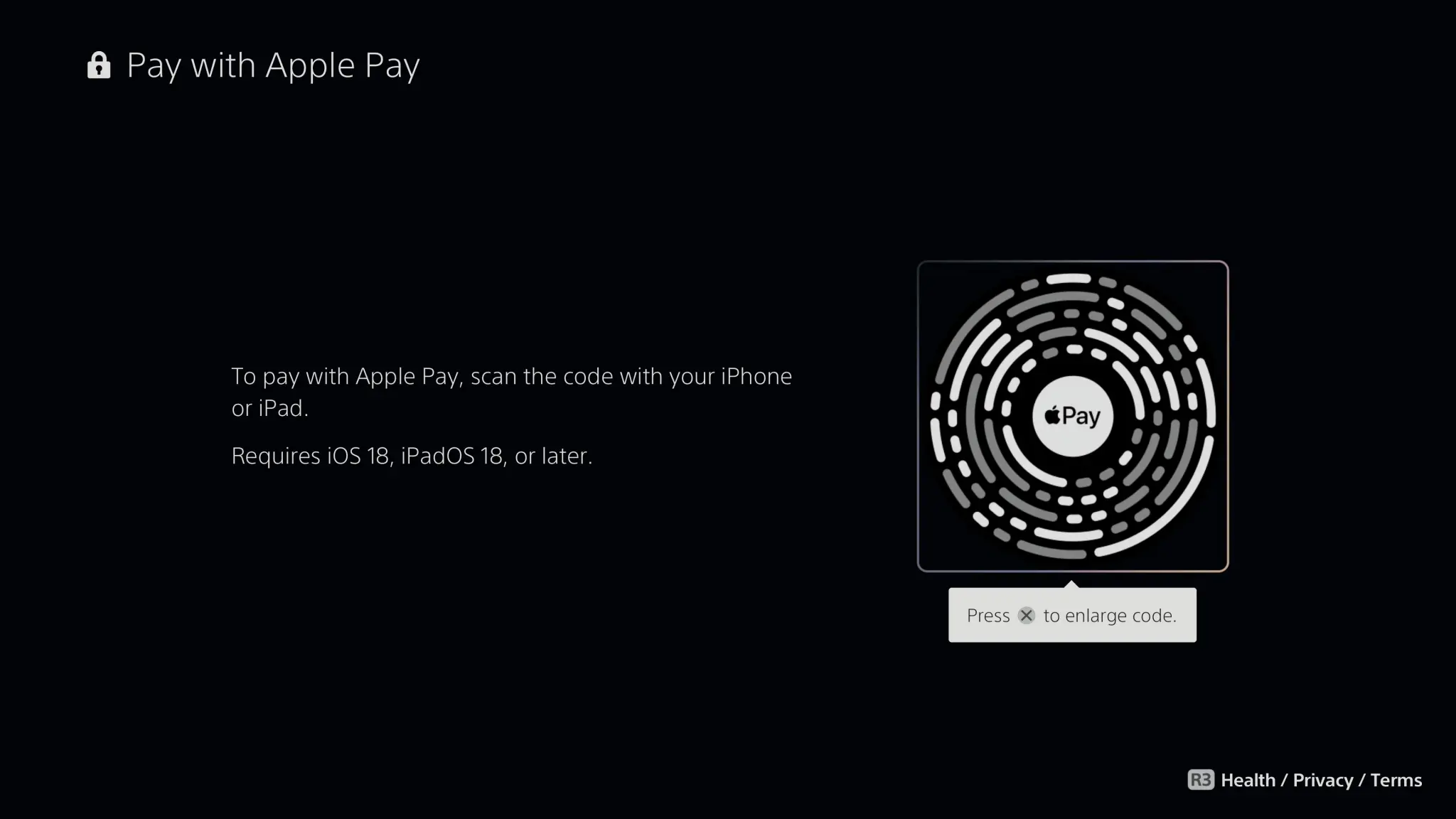 playstation apple pay