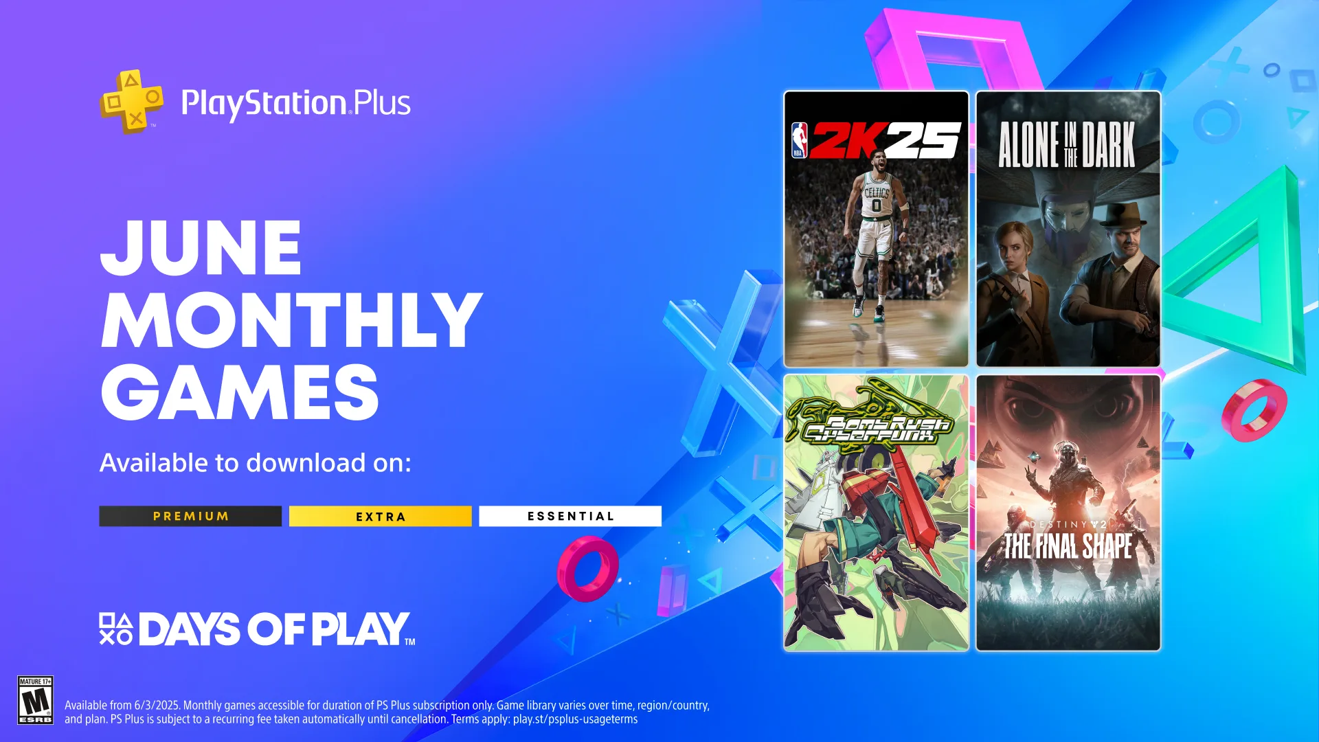 ps plus playstation plus june