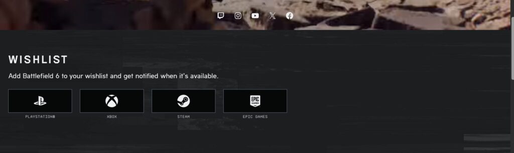 how to wishlist battlefield 6