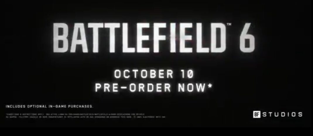 bf 6 pre-order battlefield 6 release date