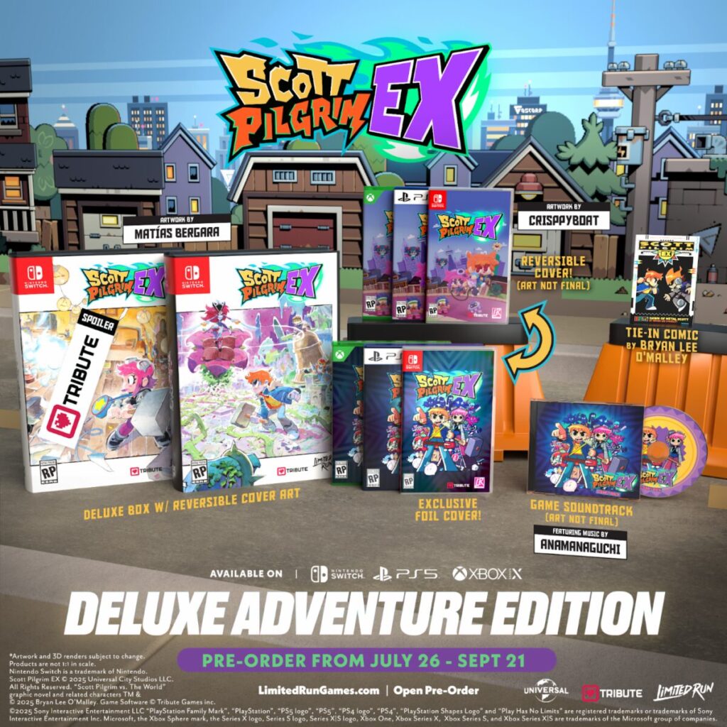 scott pilgrim ex deluxe adventure edition