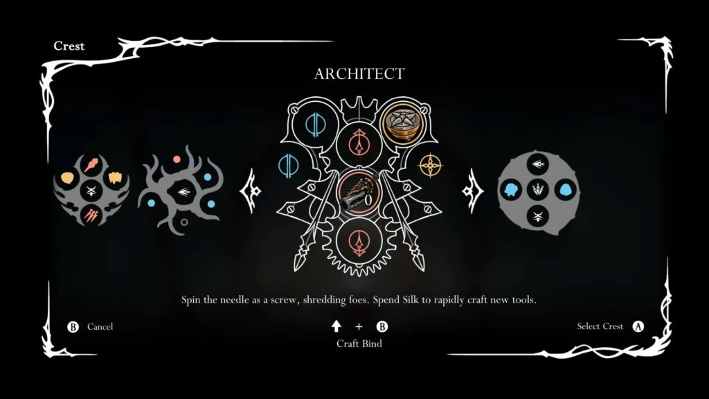 Architect Crest Hollow Knight Silksong