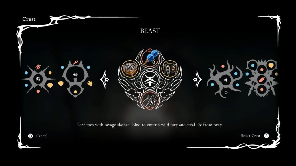 Beast Crest Hollow Knight Silksong