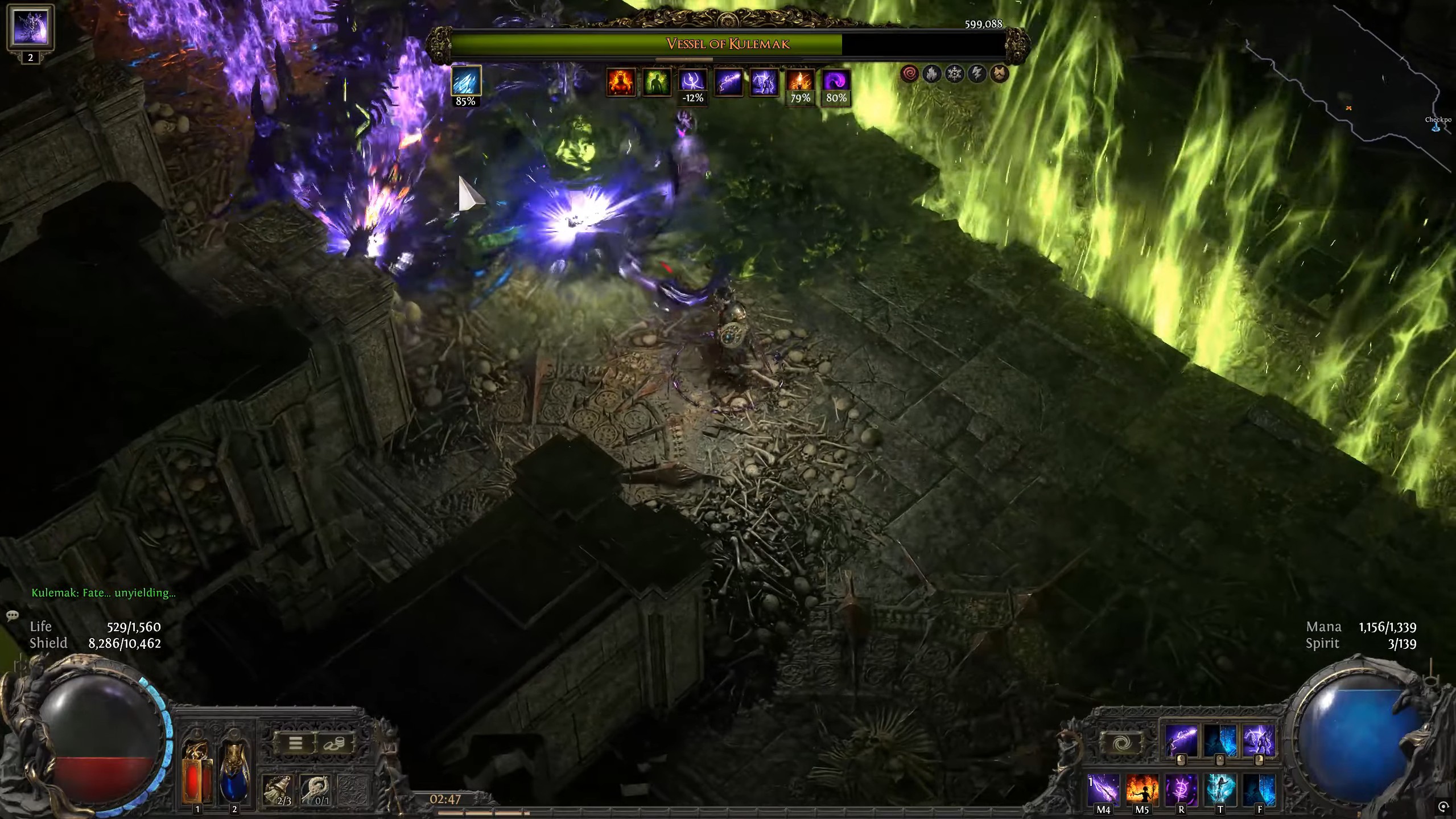 Defeat Vessel of Kulemak PoE 2