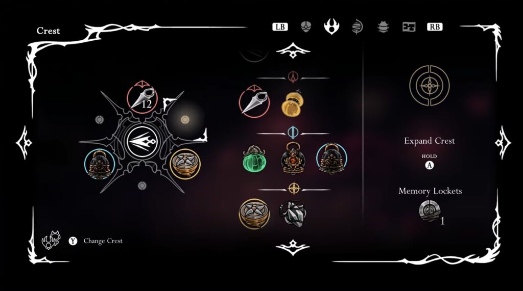 Equipping Memory Locket Hollow Knight Silksong