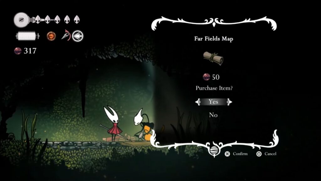 Far Field Map Hollow Knight Silksong