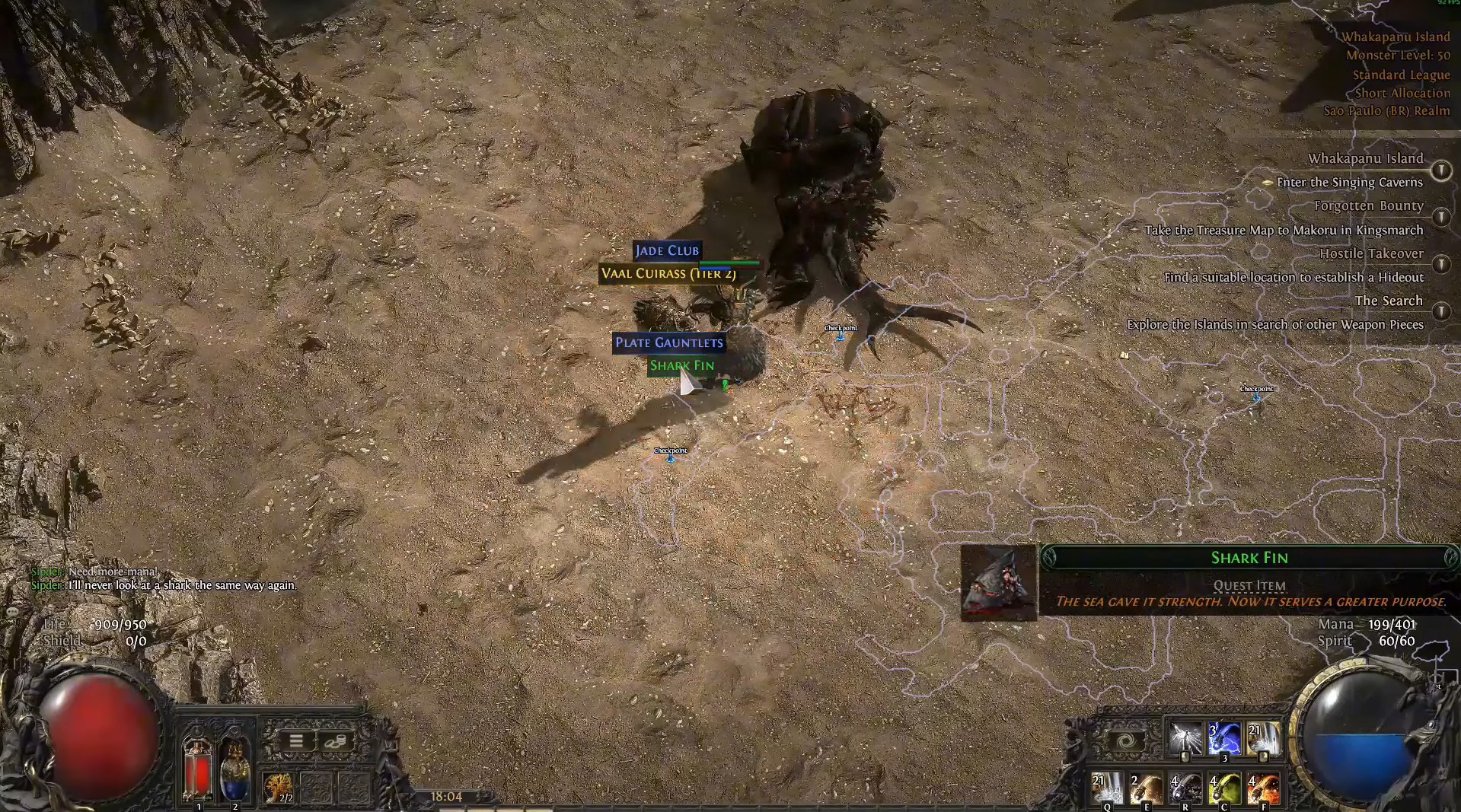 How to get Shark Fin Path of Exile 2