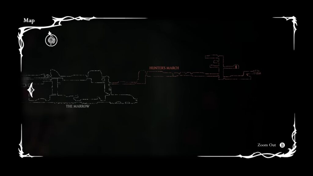 Hunter's March map