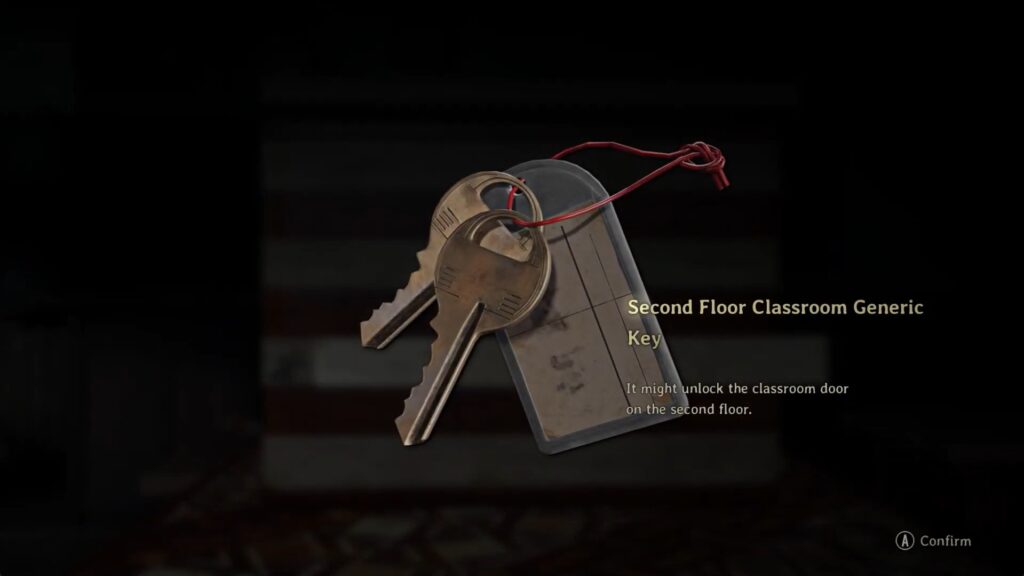 Second Floor Classroom Key
