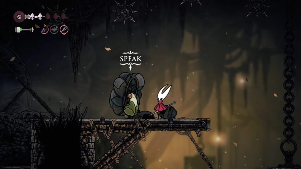 Speak to Pill Hollow Knight Silksong