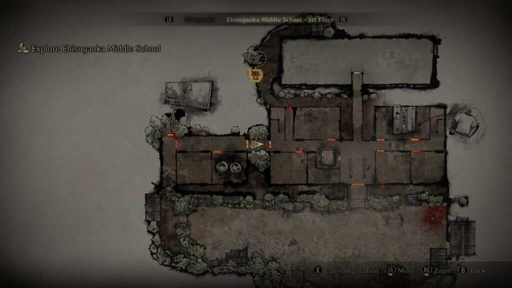 Stairwell puzzle location