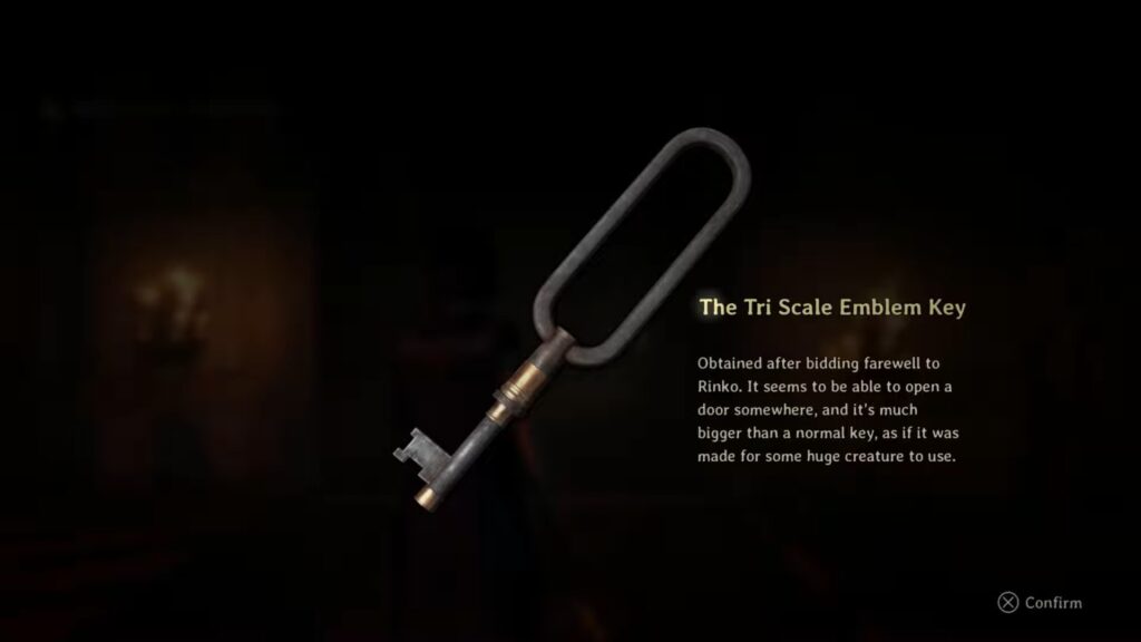 Tri scale Emblem Key