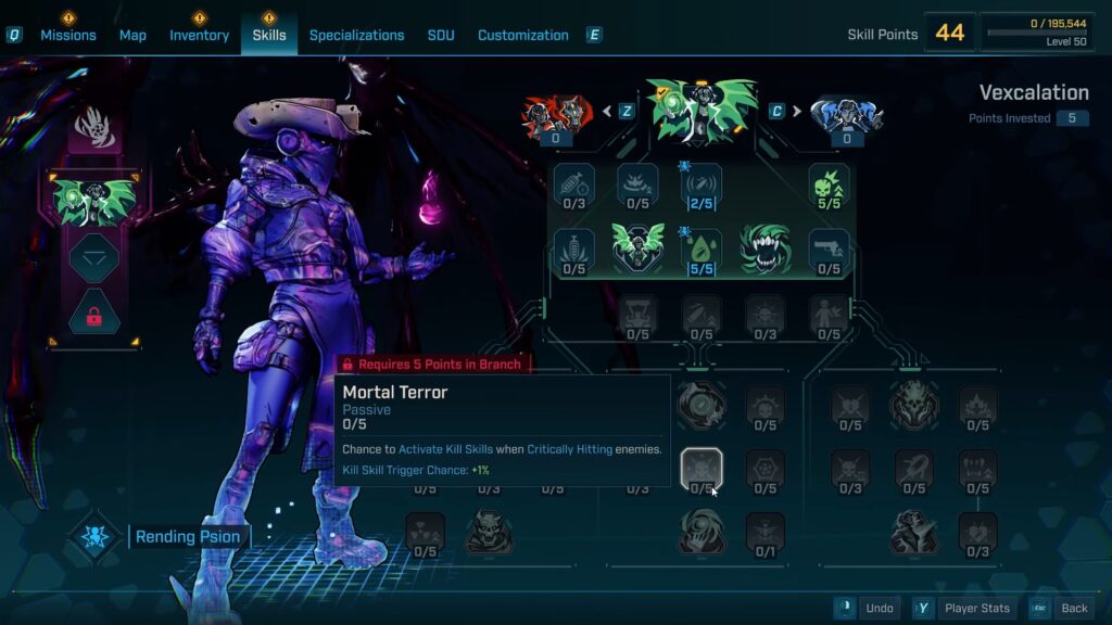 Vex Infinite Damage Skills