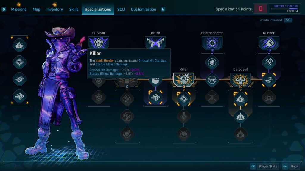 Vex Infinite Damage Specialization