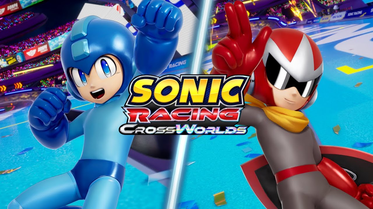 sonic racing crossworlds mega man sonic racing crossworlds mega man