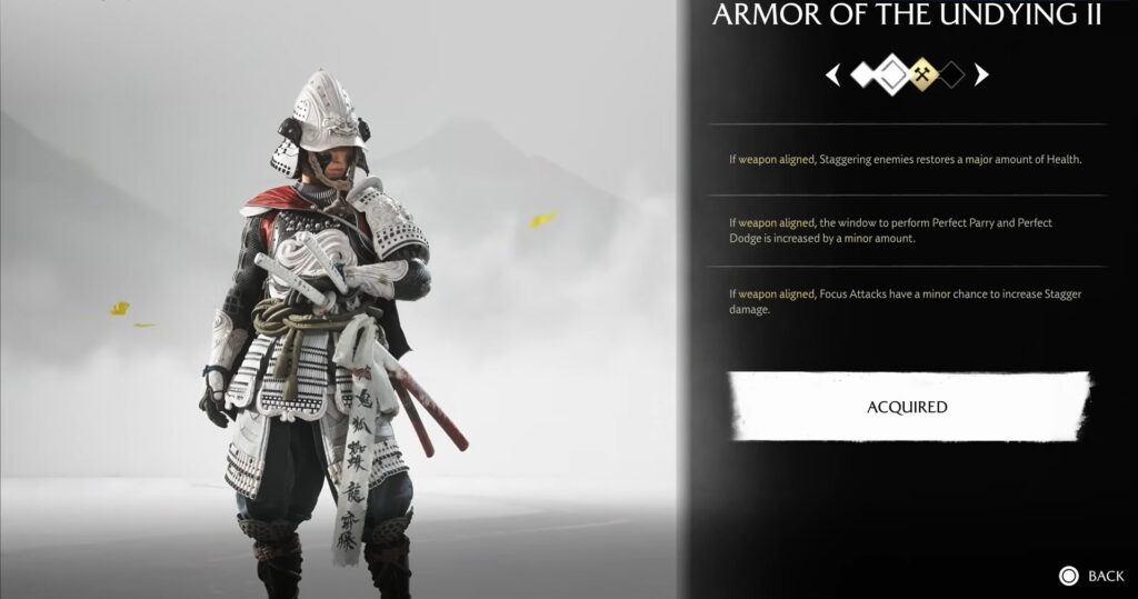 Armor of Undying Ghost of Yotei