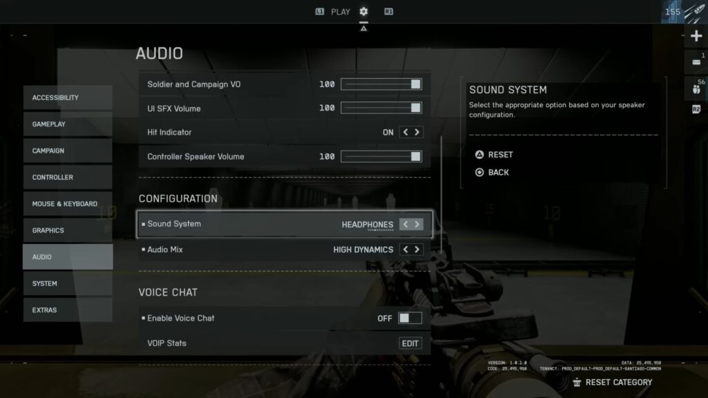 Audio Setting