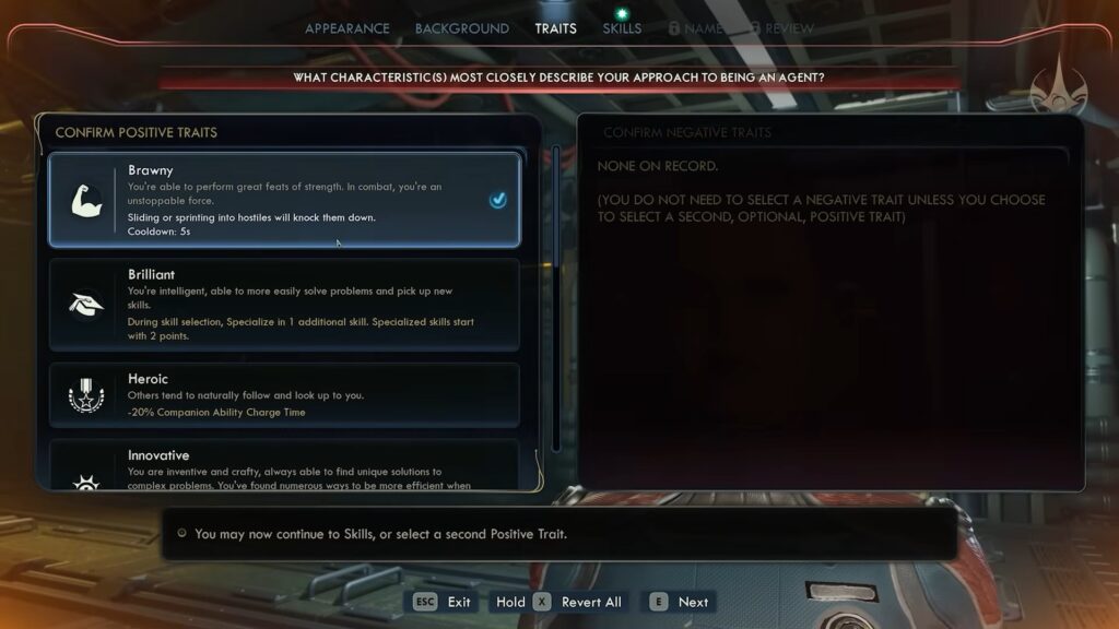 Brawny Trait