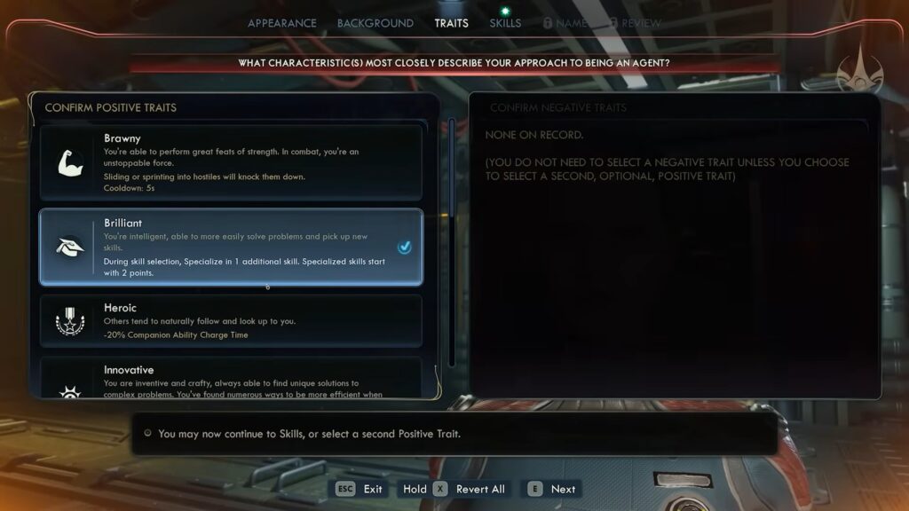 Brilliant Trait