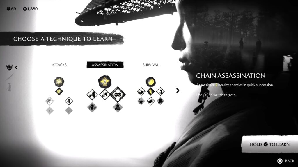 Chain Assassination Skill Ghost of Yotei