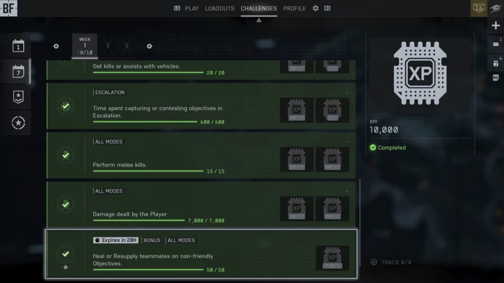 Challenges for xp