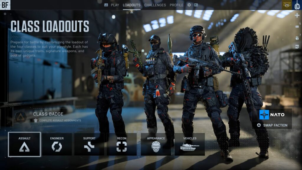 Class Loadouts Battlefield 6