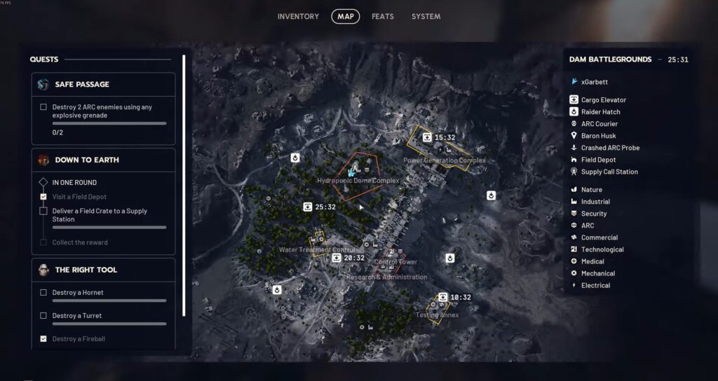 Dam Battlegrounds map