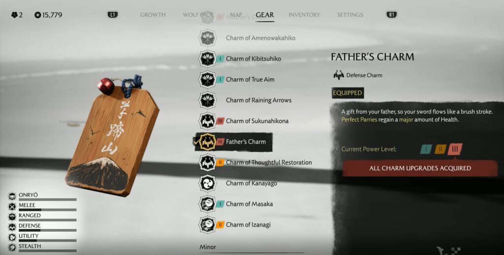 Father's Charm Ghost of Yotei