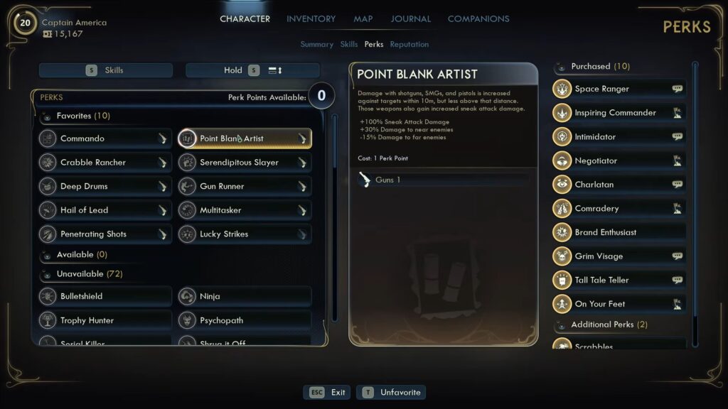 Point Black Artist Perk