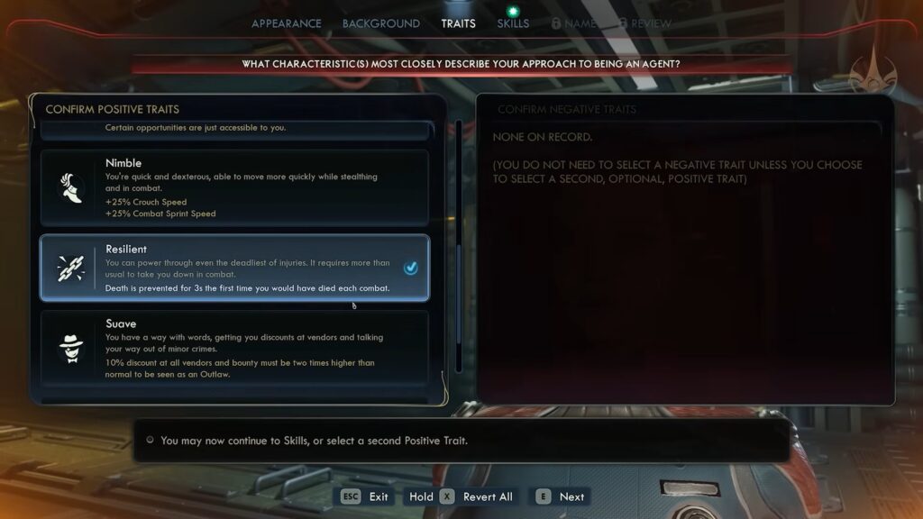 Resilient Trait The Outer Worlds 2