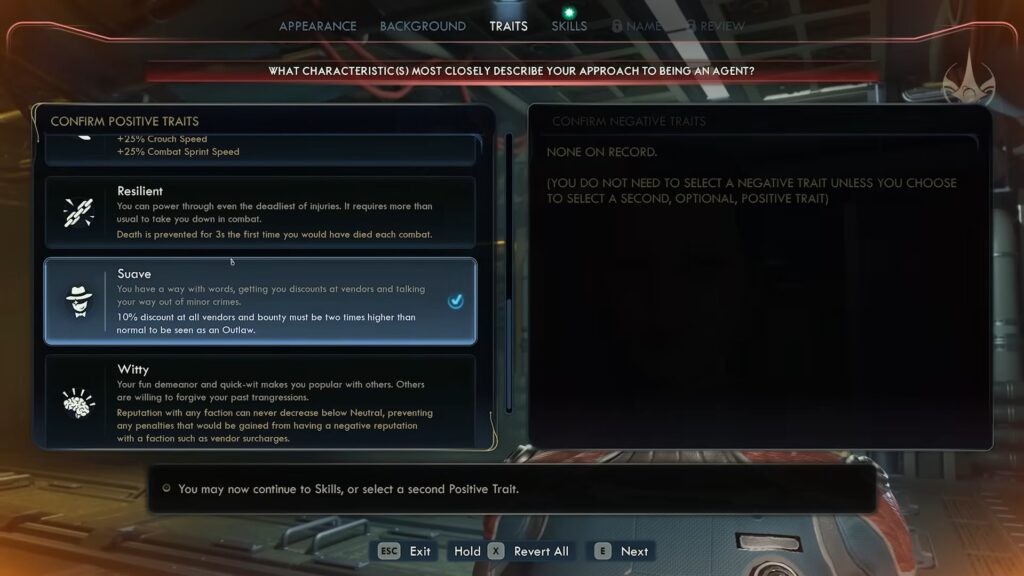 Suave Trait
