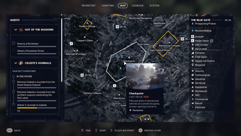 Checkpoint Location