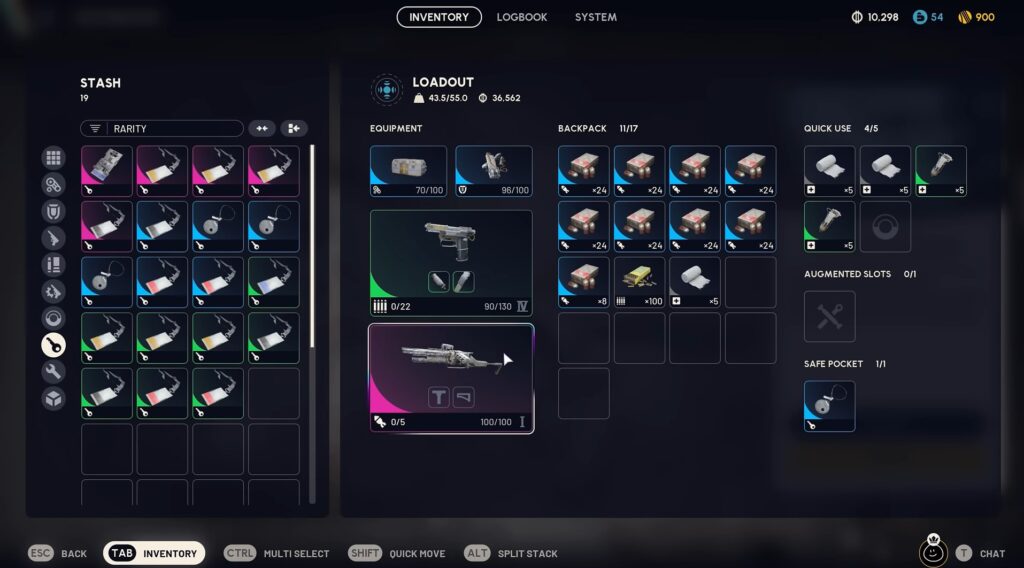 Equipment for Queen