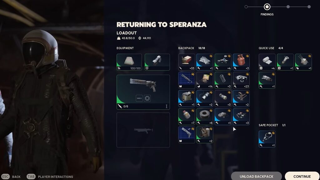 Loot in inventory Arc Raiders