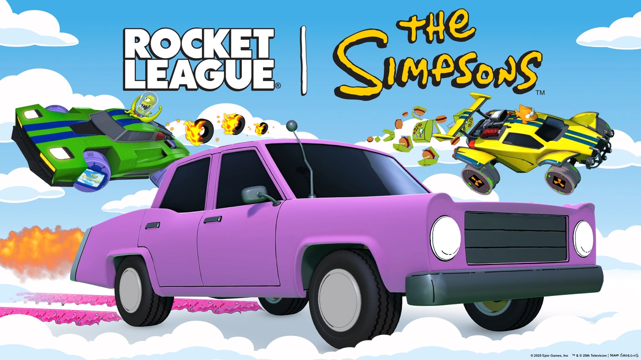 Rocket League x The Simpsons the simpsons rocket league
