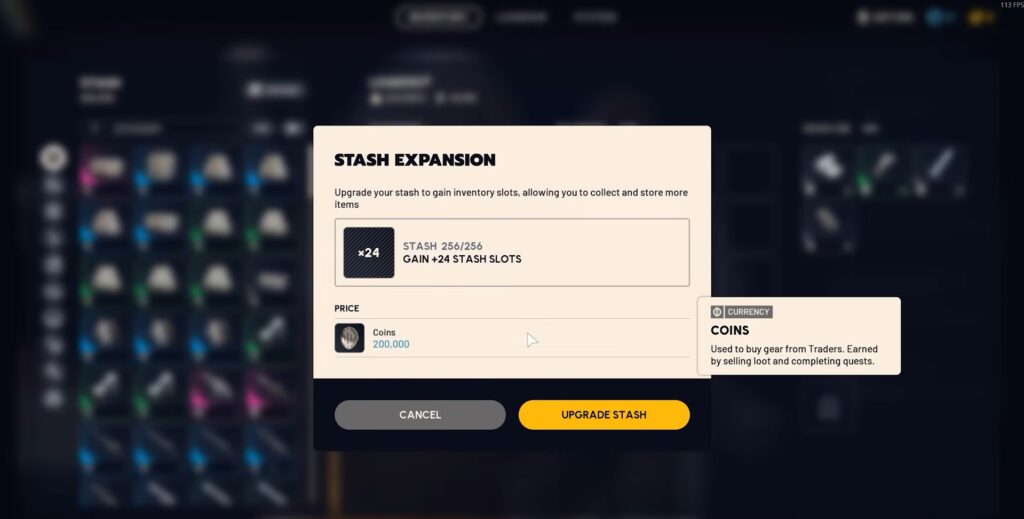 Stash Expansion