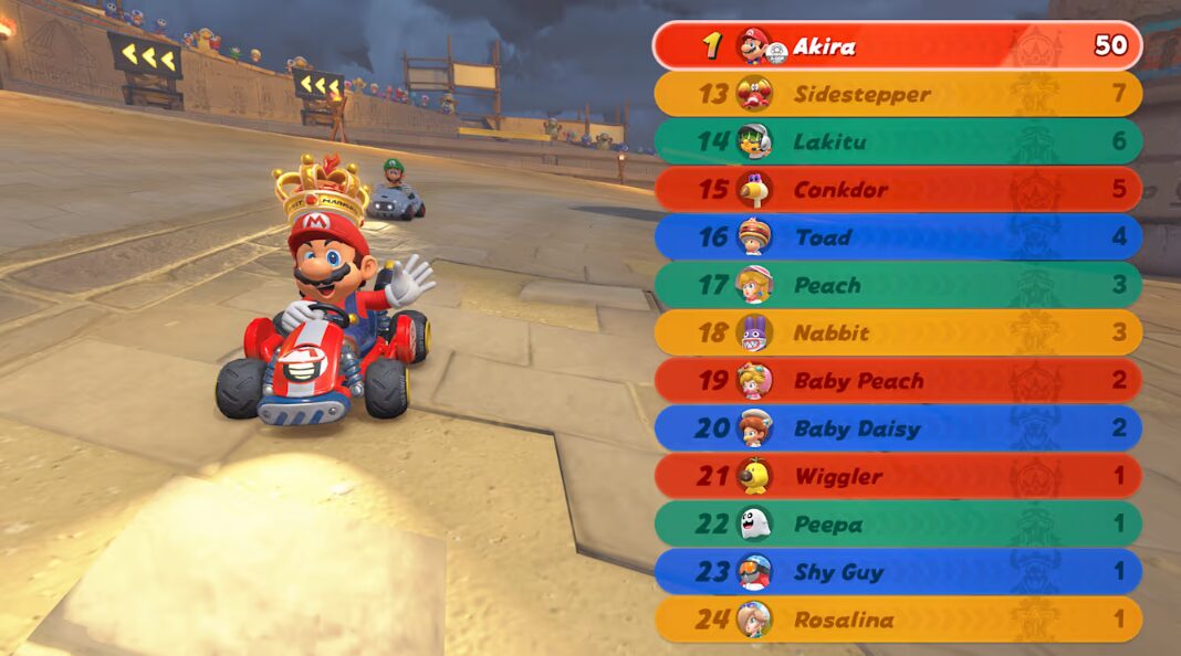 mario kart world knockout tour
