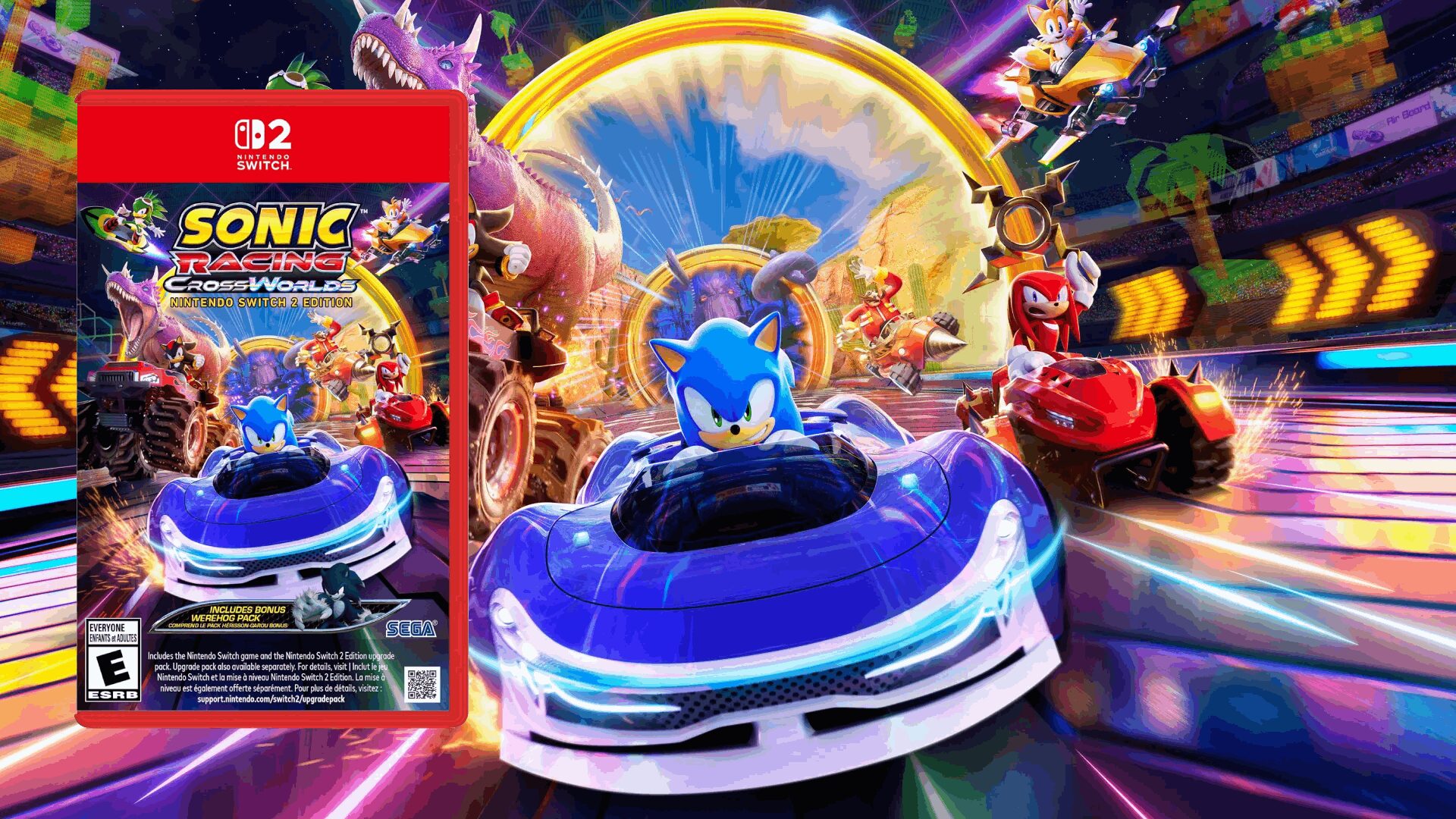 sonic racing physical switch 2 sonic racing crossworlds switch 2 edition