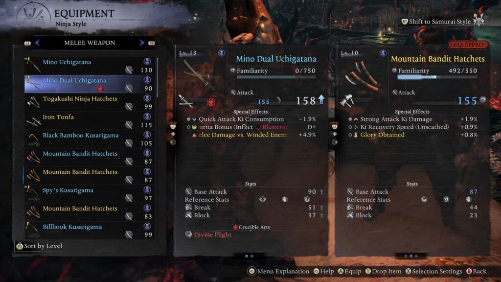 Crucible Weapons