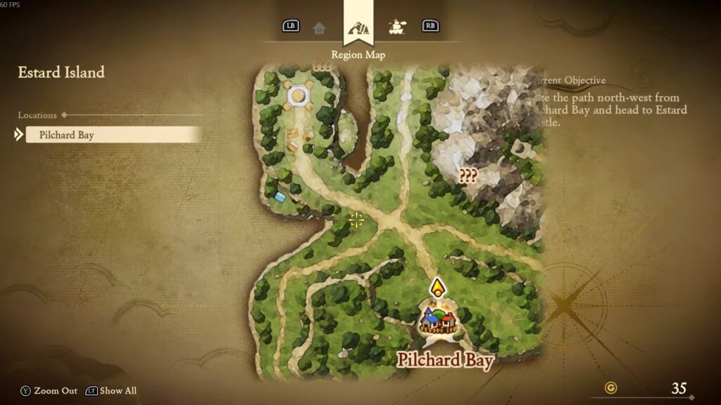 Estard Island Map
