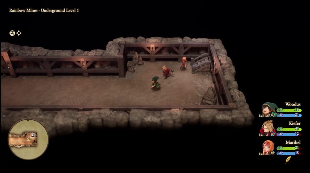 Rainbow mines underground level 1