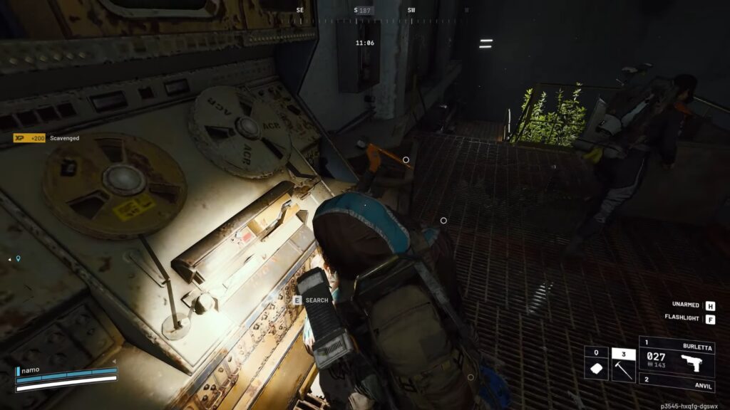 Searching loot