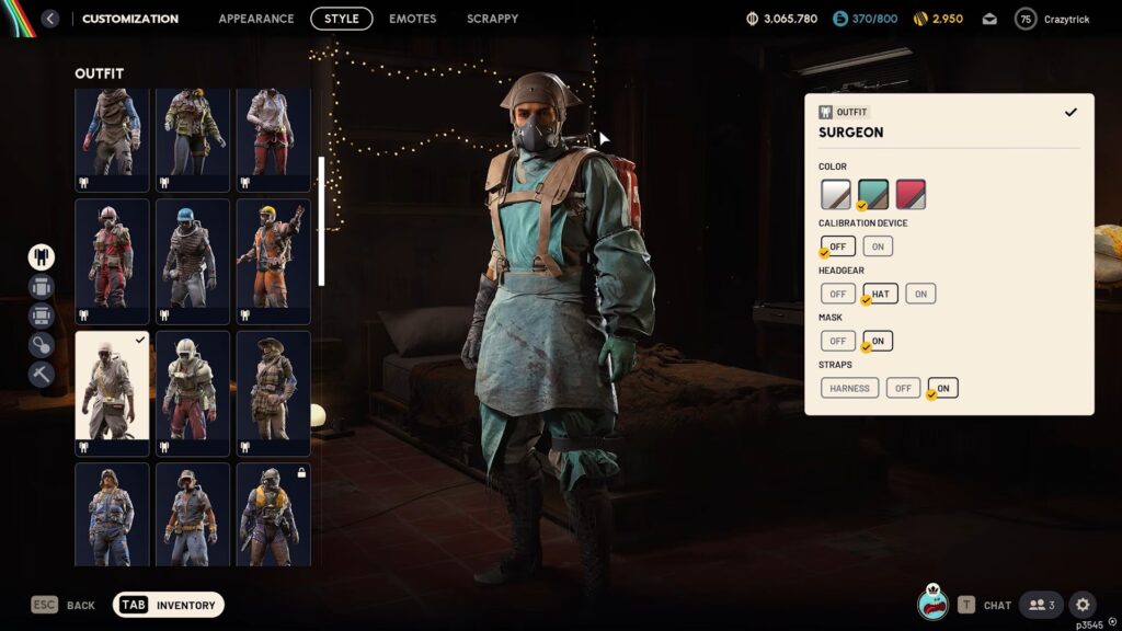 Surgeon skin