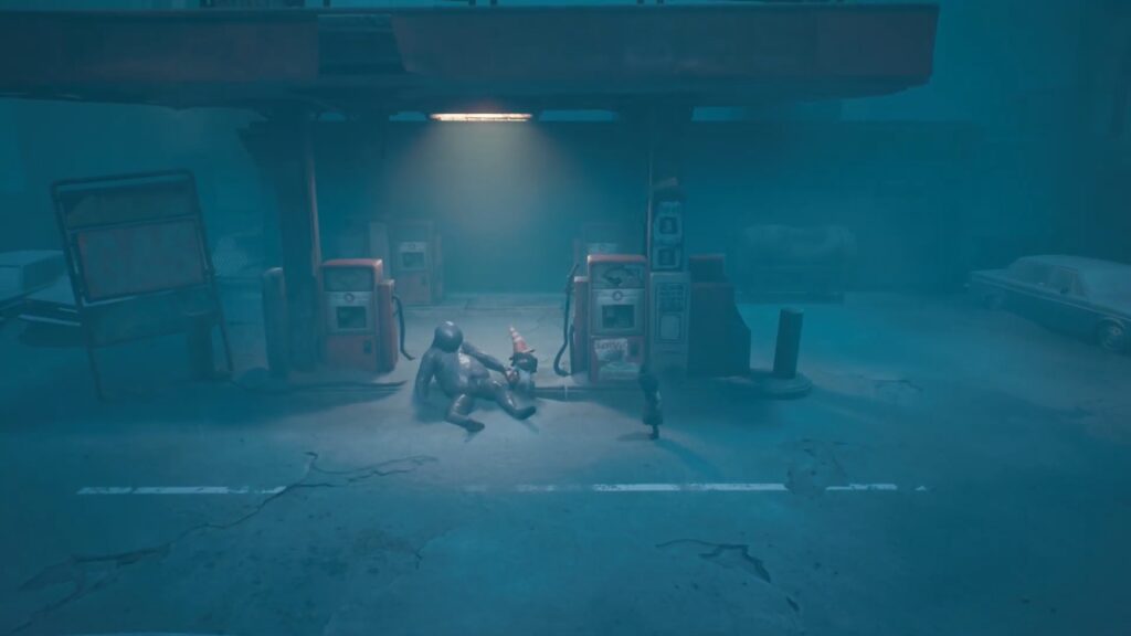gas station